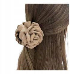 Ecarla Hajcsat csat bézs rózsa virág XL 9 cm ecarla elegáns (SP288BR)