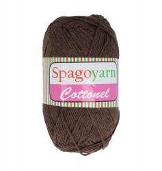 SpagoYarn Fonal Spagoyarn "cottonel" 85% Pamut 15% Poliészter 100G Sötétbarna (I-VN0-75-304)