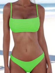 Shein Fürdőruha Neon Zöld Kétrészes 40 L__L