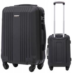 Wings Utazó Bőrönd Kis Kabinos Kézi Poggyász Kerekekkel kemény Abs (KST01-S-BLACK)