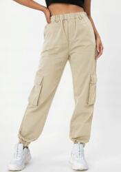 Shein Bézs Egyenes Szárú Női Nadrág 38 M
