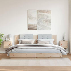 vidaXL 2 db tömör fenyőfa faliszekrény 31, 5 x 30 x 30 cm (818356)