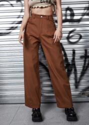 Shein Barna Egyenes Szárú Női Nadrág 34 Xs