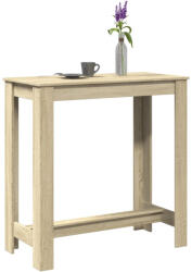 vidaXL sonoma tölgy színű szerelt fa bárasztal 102 x 50 x 103, 5 cm (854411) - valora