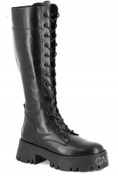 Carinii Fekete Fűzött Carinii B9127-E50 Bőr Divatos Női Cipő MÉRET40 (B9127-E50-000-000-E55)