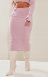 Prettylittlething Bordázott MIDI Szoknya Magas Derékkal Prettylittlething 36