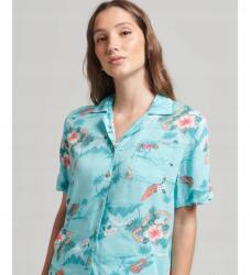 Superdry Türkiz Mintás Ing (38) (594308)