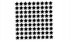 J and A Kivágható matricák Csillagok 81 db J and A