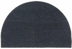 vidaXL ajtószőnyeg Sötétszürke félkör Tufting kókuszrostos szőnyeg (155586)