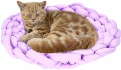  Zsinóros kutya-macska fekhely, 40×40cm, modern (HQPD-000084)