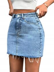 Shein Petite Farmerszoknya Kék Mini Casual 34 Xs__xs