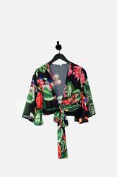 artigli Fekete Virágmintás Top (2XL) (381008)