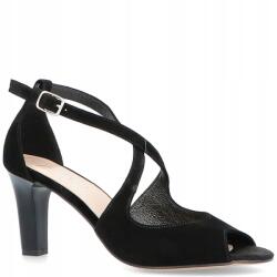 Kotyl Táncos bőr szandál Kotyl 4325 Fekete 38 (KOTYL 4325 CZARNY ZAMSZ)