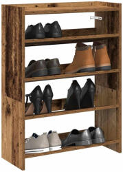 vidaXL antik fa szerelt fa cipőtartó 60x25x81 cm (859885)