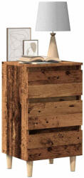 vidaXL éjjeliszekrény Régi fa 40x35x69 cm Gépelt fa (856420)