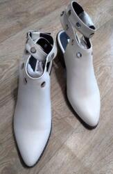 Even&Odd Fehér Nyitott Sarokú Bakancs, Size 40 (224r566)