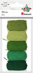 Titanum Mulina fonal Titanum 5 kol. tonna. zöld