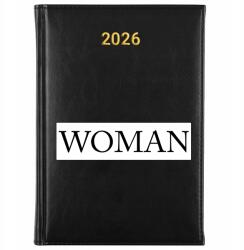 FunnyCase Könyvnaptár 2026 Woman Fekete tervező Napló Határidőnapló Ajándék Wz (Kalendarz Czarny WOMAN)