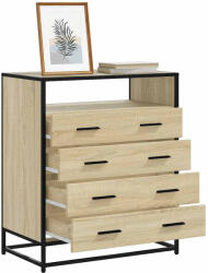 vidaXL sonoma-tölgy színű szerelt fa fiókos szekrény 70x41x83, 5 cm (849090)