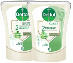 Dettol Applikátor utántöltő folyékony szappan aloe vera bambusz 2 x 250 ml szett (5900627056655)
