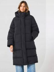 MANGO Fekete Pihe-puha Kapucnis Kabát (xs) (597565)