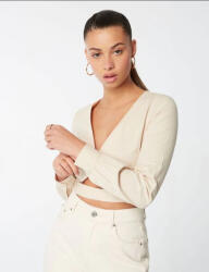 Jennyfer IC16309 Jennyfer Ing Crop Top Kivágás Hosszú Ujjú Gombok M