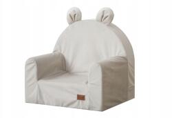 Baby-Raj Gyerekfotel-gyerekülés-pufa Háttámlával Maci bézs (Baby-Raj Fotel)