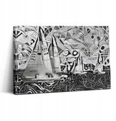 Wallfluent Vászonkép Canvas Előszobába Falra Vitorlás Tenger 30x20 cm (010030010150000075297)