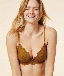 Etam Csipkés Push-up Melltartó, Size 70B, zöld (559181)