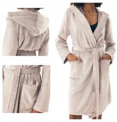 Henderson Női köntös, Size L, kapucnis, világosszürke, megkötős (42877-09X)