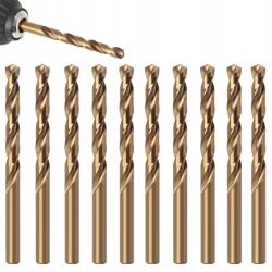  10 db-os Hss-co fúrószár készlet, Csavarfúró készlet (4mm) (DOHAPPY_TOYI1-00129-10)