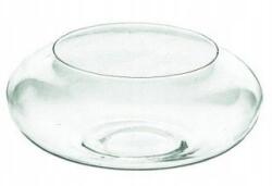  üvegtál kerek tál H; 10, 5, D: 13 cm (f0286)