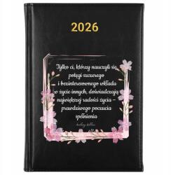FunnyCase Könyvnaptár 2026 Az Élet Legnagyobb Öröme Fekete tervező Ajándék (Kalendarz Czarny NAJWIĘKSZA RADOŚĆ ŻYCIA)