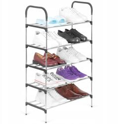 Sulpo Cipőtartó állvány fém 5 szintes Sulpo 96 cm magas a gardrób előszobába (BT_8003)