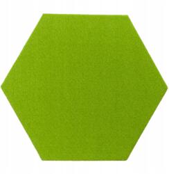 Filc-parafa hexagon 15x17 cm Zöld Dekorációs panel (F003)