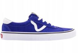 Vans Sport bőr tornacipő, kék velúr, unisex, divatos, 38-as méret (VN0A4BU6XNF1)