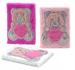 Adar Plüss Jegyzetfüzet Napló Maci Szívvel A5 5666 (5901271515666)