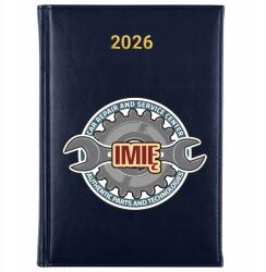 FunnyCase Könyvnaptár 2026 Szerelő *név* Sötétkék Ajándék Tervező Minták (Kalendarz Granatowy MECHANIK *IMIĘ*)