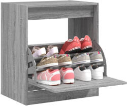 vidaXL szürke sonoma színű szerelt fa cipősszekrény 60 x 42 x 69 cm (839985)