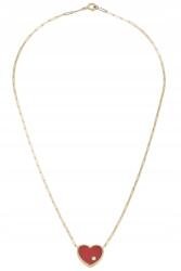  Yvonne Leon Collier Solitaire Cœur Nyaklánc