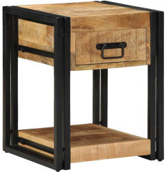 vidaXL tömör nyers mangófa éjjeliszekrény 40x40x50 cm (4016700)