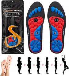  Mágneses Talpbetét Akupresszúra Masszírozó M40-43 Cipőhöz Gyógyító Mágnesekkel (WKŁADKI MAGNETYCZNE MASUJĄCE M40-43)