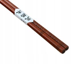 MilaSuu Sushi pálcikák sötét fából Többször felhasználható 1pár (#H004)