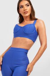 Boohoo Kobaltkék Merevítős Felső (42) (GZZ26589-119)