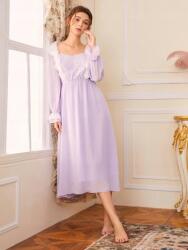 Shein EC41208 Shein MIDI Hálóruha Fodros Csipkével (11) 46