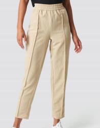 NA-KD Bézs Casual Kant Nadrág# 34 Xs