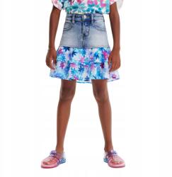 Desigual lányka farmerszoknya fodros szegéllyel, térd felett méret (23SGFD01/5160)