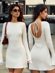 Shein texturált ruha, Size 40, mini, nyitott hát