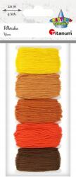 Titanum Mulina fonal Titanum 5 szín narancssárga