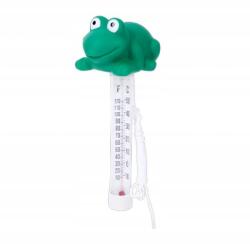  Úszó medence vízhőmérő figurával 20 cm béka (101019 FROG)